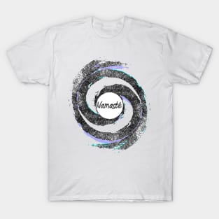 Namaste Yoga Yin Yang Symbol Shirt T-Shirt